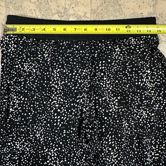 Black Silky Polka Dot Pants by Hive and Honey Size S - Picture 8 of 11